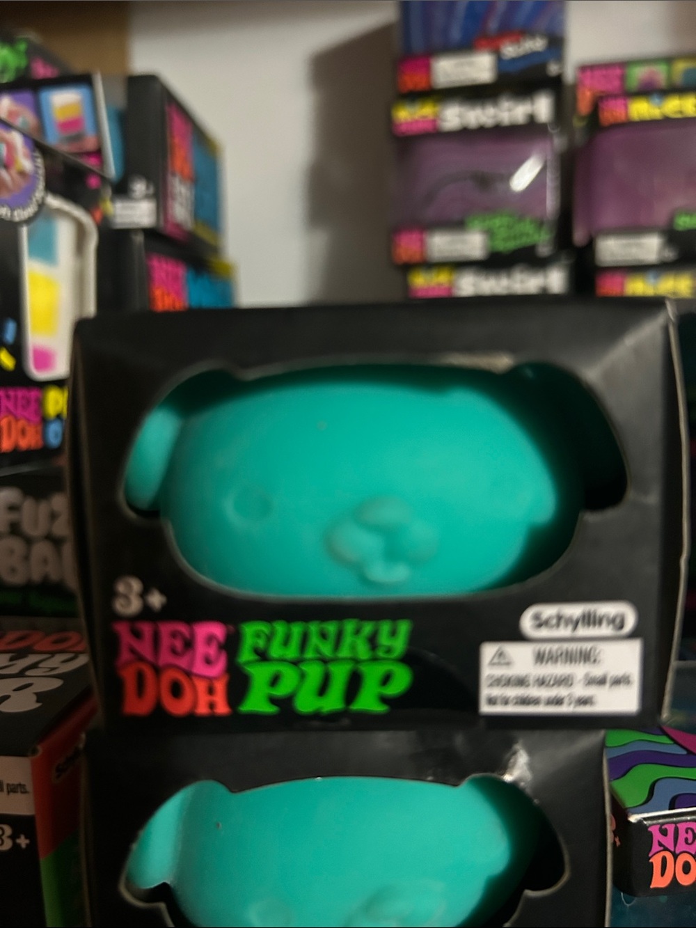 Schylling Funky pups Toy - Teal